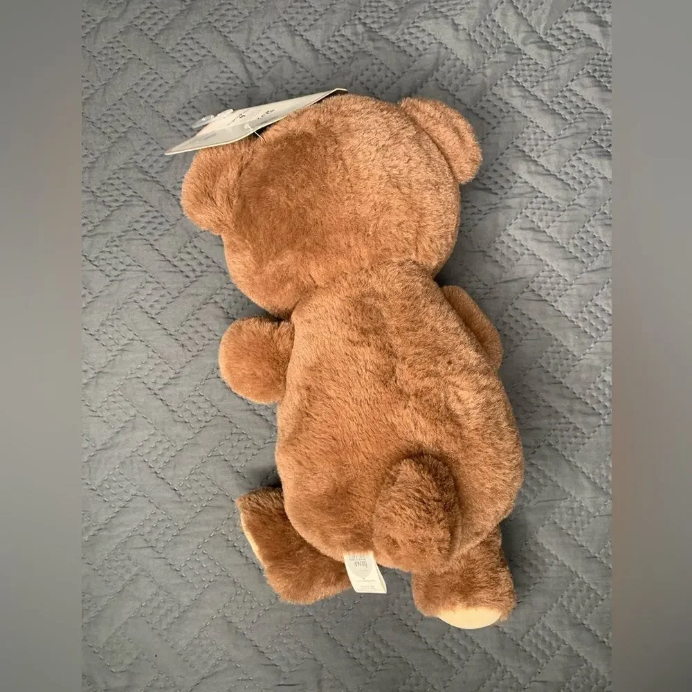 Black Diaper Bag with Teddy Bear